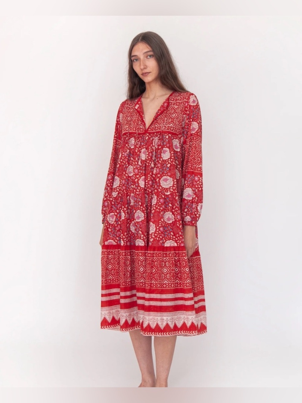 Matta Coral Floral Yamini Booj Maxi Dress - Picture 4 of 7